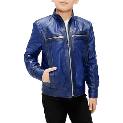 Kid Motorcycle Leather jacket