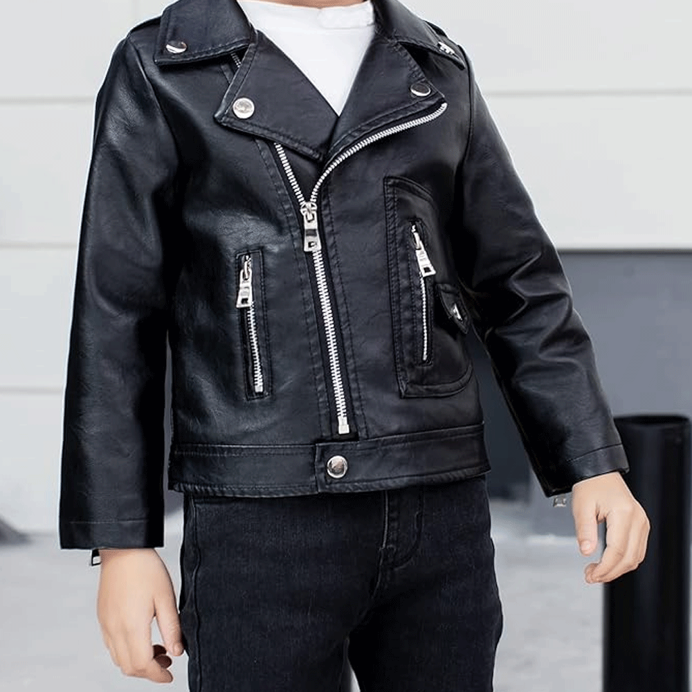 Children biker jacket