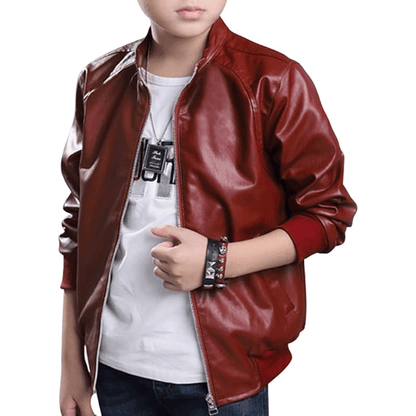 Kid Motorcycle Leather jacket