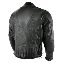 Load image into Gallery viewer, Turbo Leather Motorcycle Jacket
