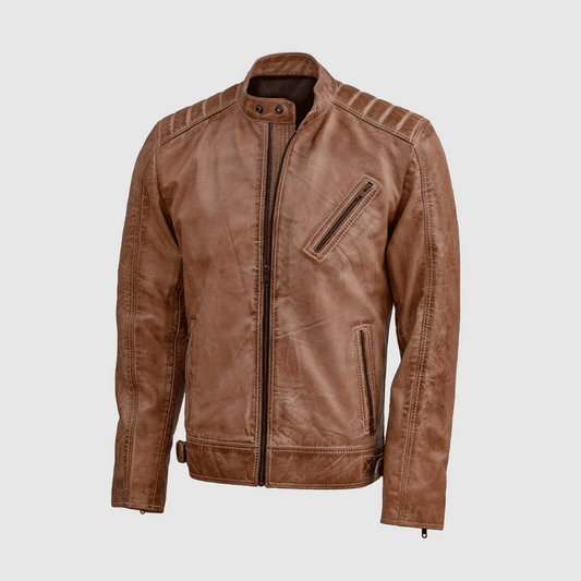 Turbo Leather Motorcycle Jacket