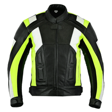 Load image into Gallery viewer, Turbo Leather Motorcycle Jacket
