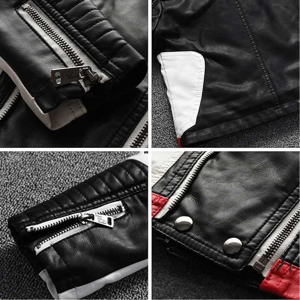 Leather jacket classic style