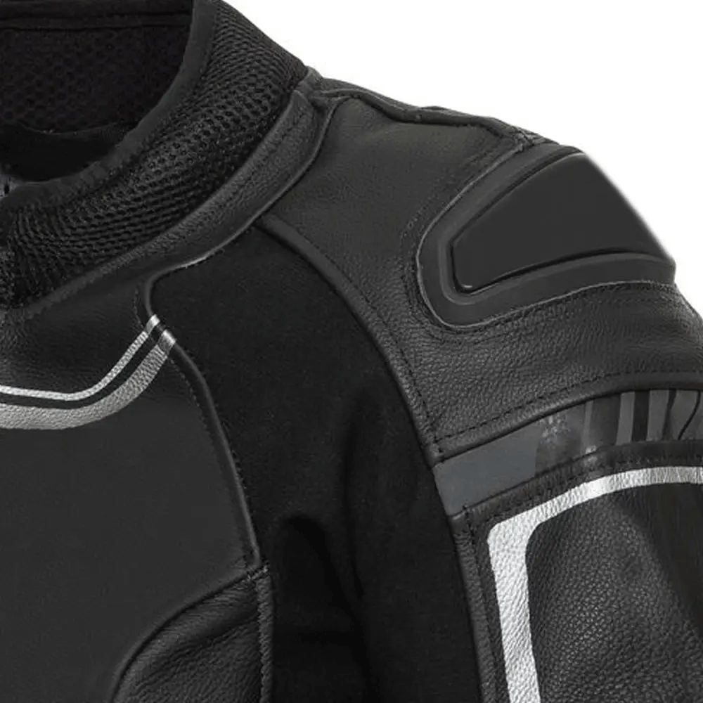 Turbo Men Leather Motorcycle Jacket