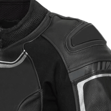 Load image into Gallery viewer, Turbo Men Leather Motorcycle Jacket
