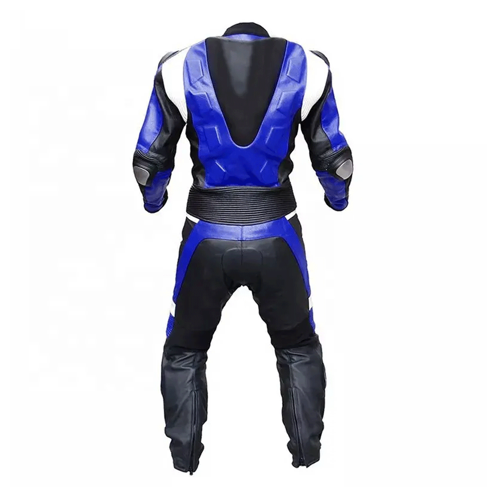 Leather race suit riding outfit