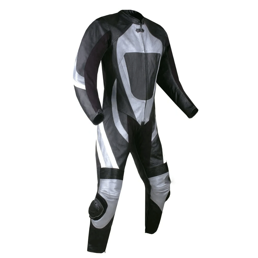 Leather race suit for riders