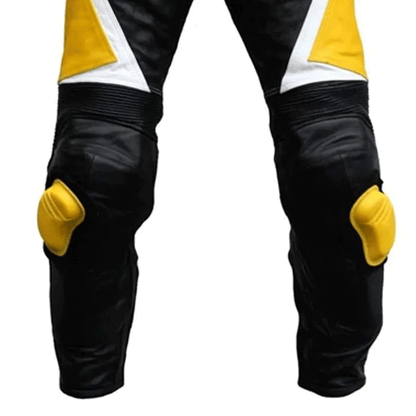 Turbo Yellow Motorcycle Race Suit