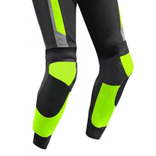 Load image into Gallery viewer, Turbo Green &amp; Black Motorcycle Race Suit
