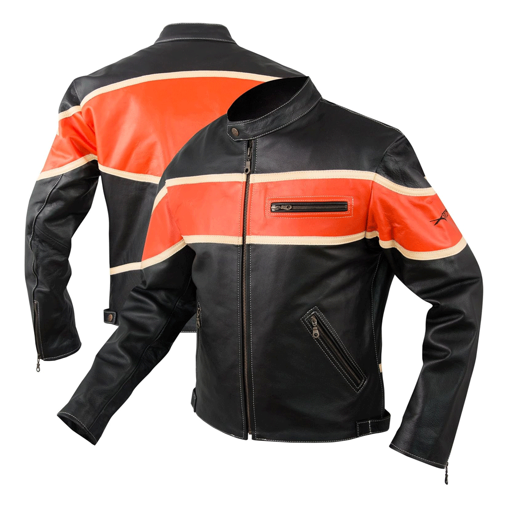 Mens leather jacket everyday wear