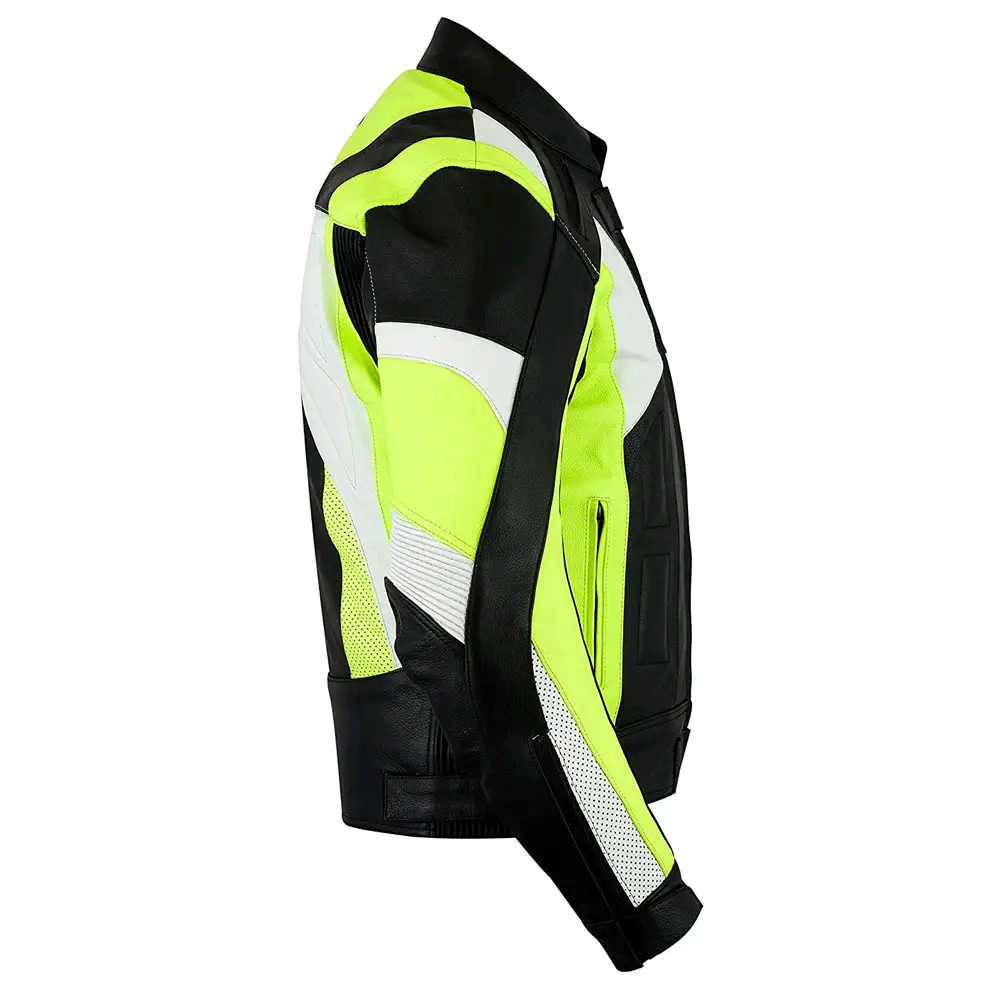 Men leather biker style