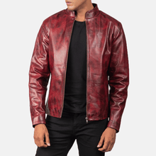 Load image into Gallery viewer, Turbo Leather Motorcycle Jacket
