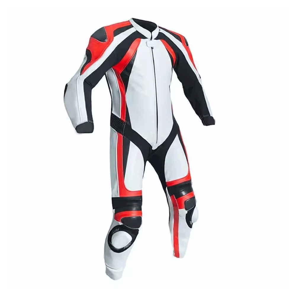 Motorcycle leather suit riding gear