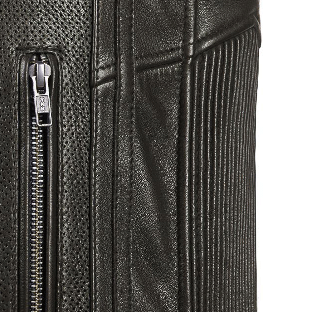 Motorcycle leather jacket lifestyle
