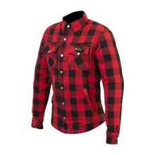 Load image into Gallery viewer, women&#39;s riding shirt red side front
