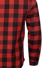 Load image into Gallery viewer, motorcycle checkered shirt backside
