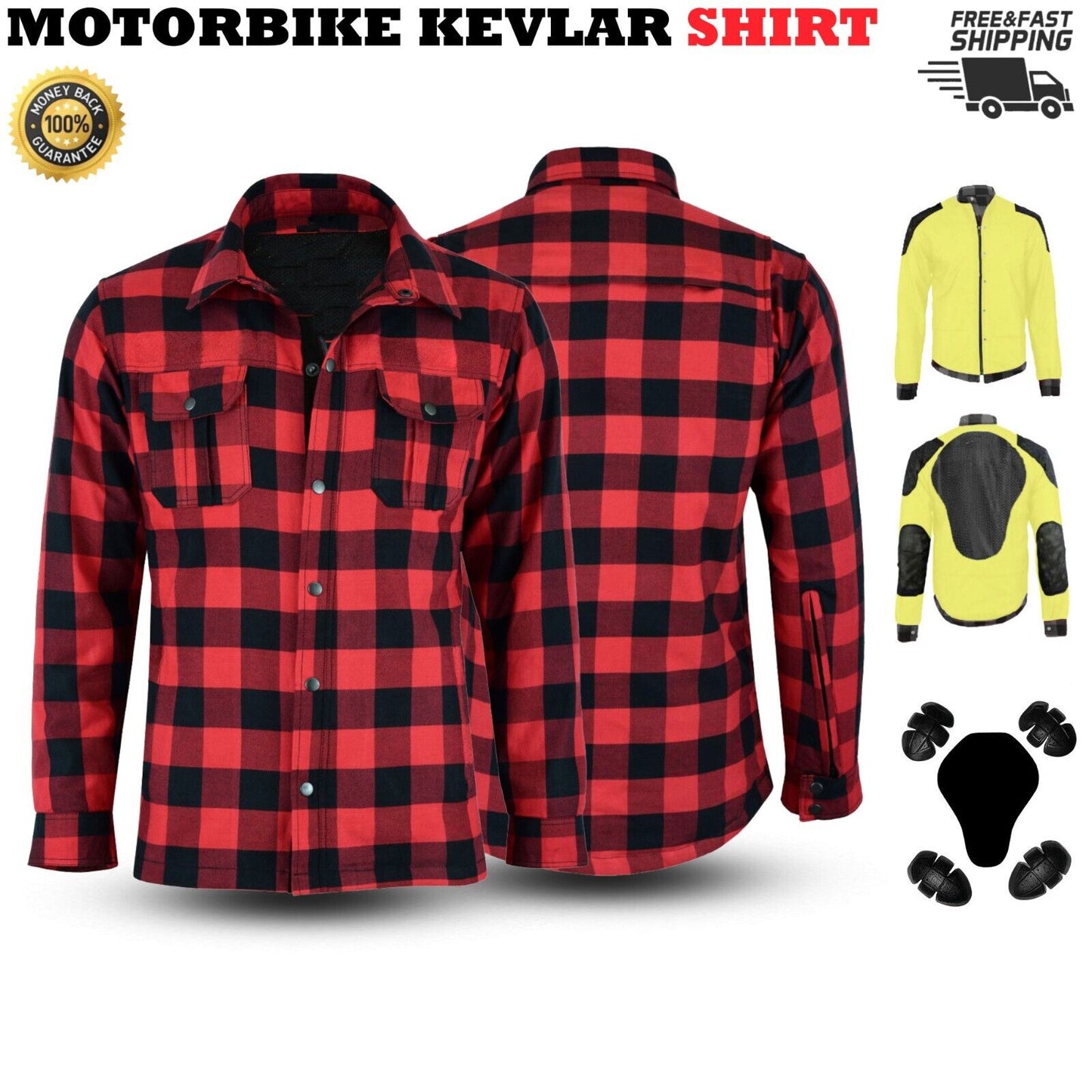 motorcycle checkered shirt feature