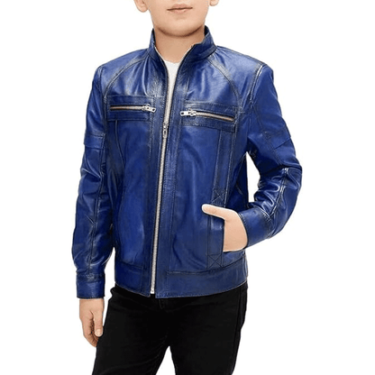 Kid Motorcycle Leather jacket