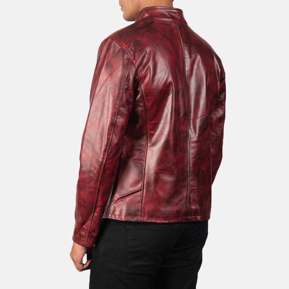 Men leather jacket modern look