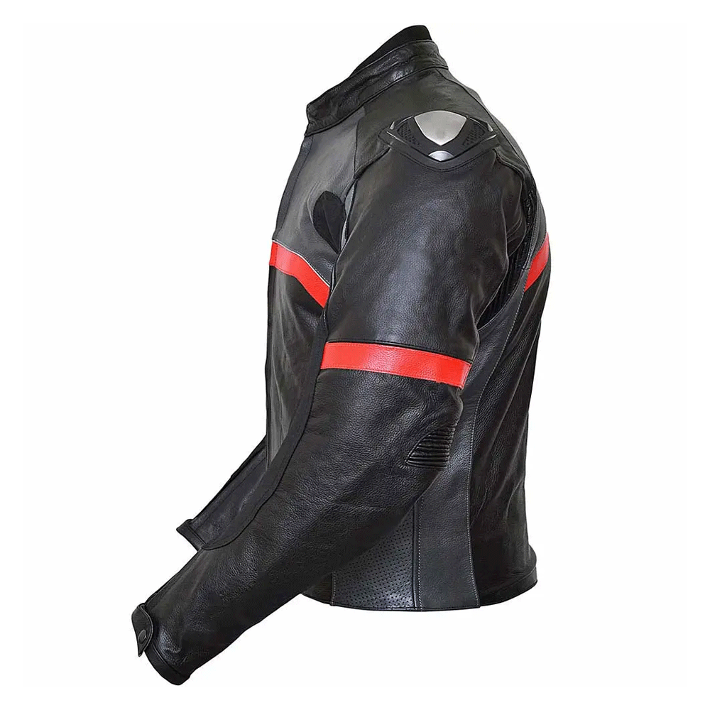 Men leather street fashion outfit