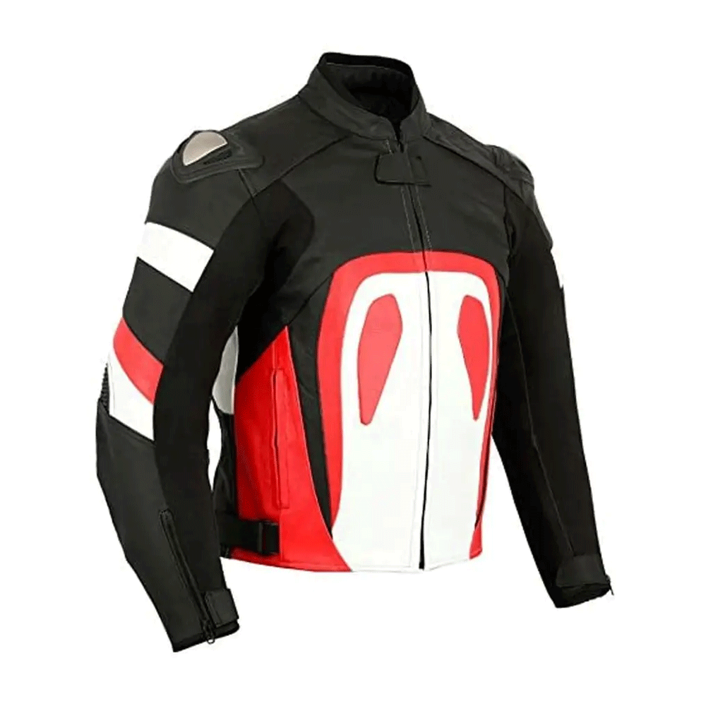 Mens leather fashion jacket