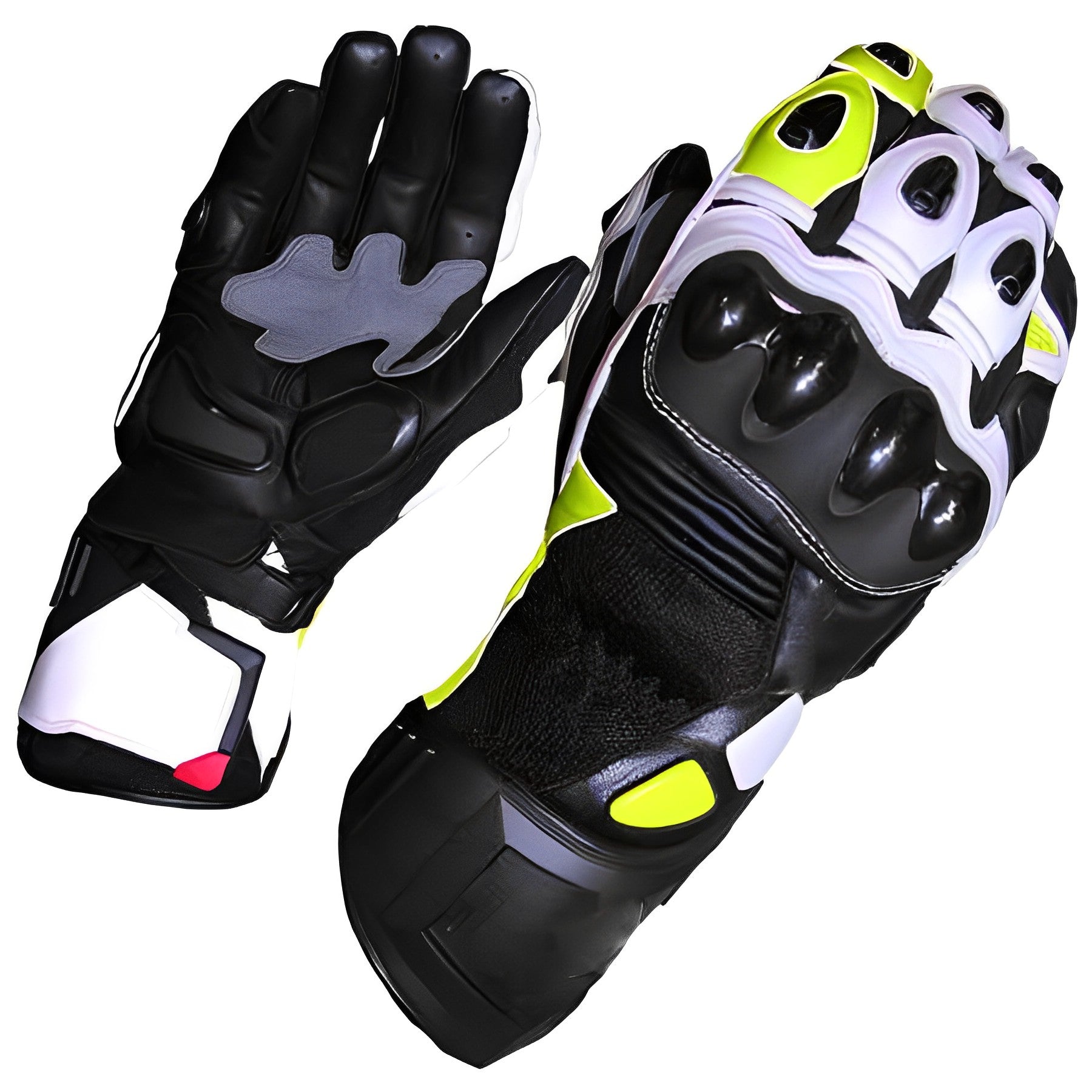 Motorcycle leather gloves rugged biker appeal