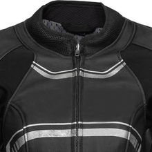 Load image into Gallery viewer, Turbo Men Leather Motorcycle Jacket
